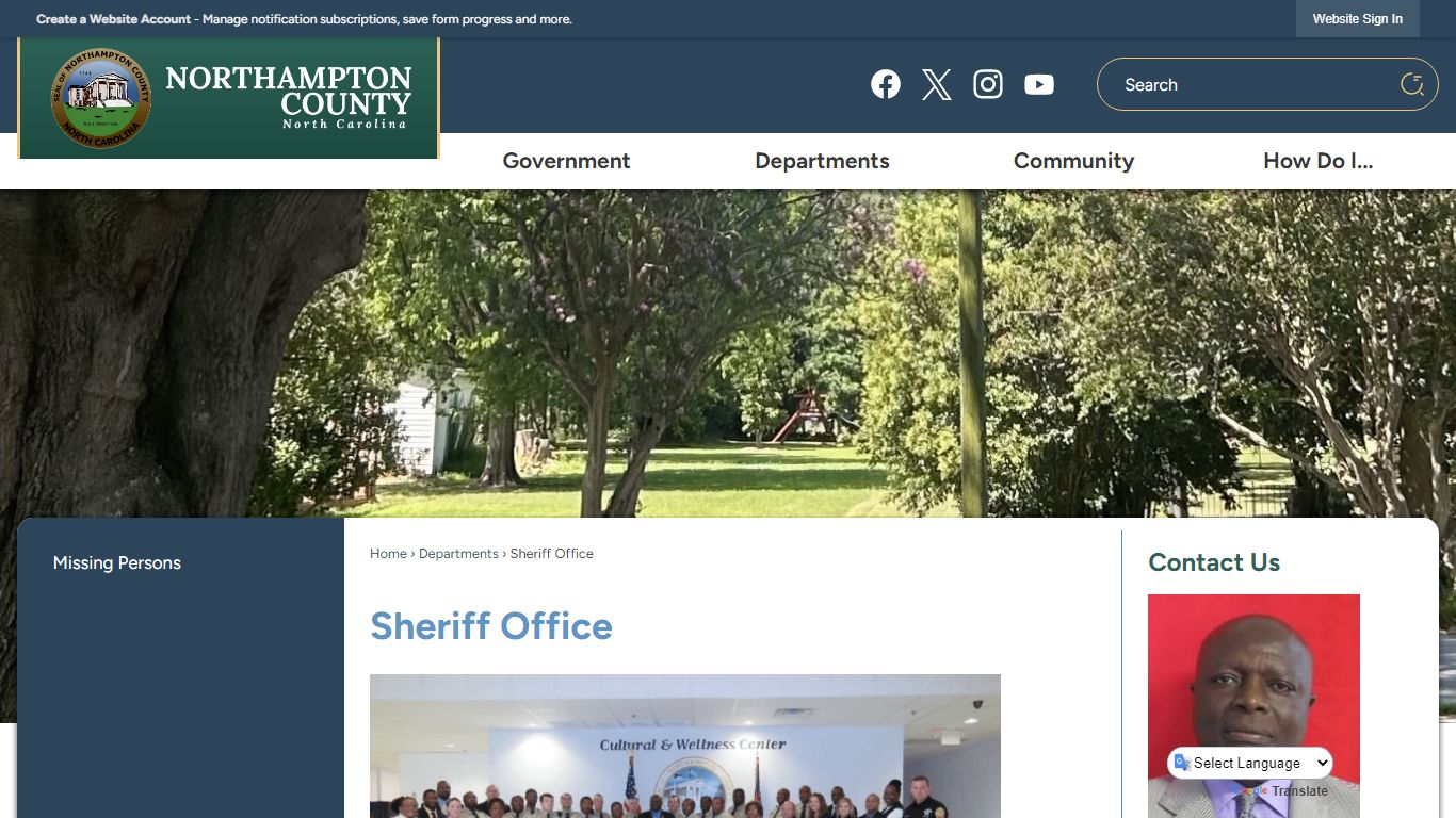 Sheriff Office | Northampton County, NC